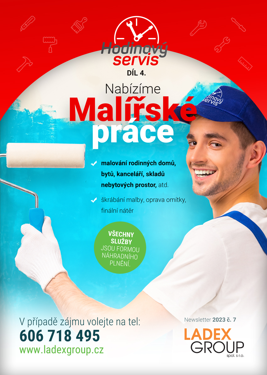 Hodinový servis - Malířské práce