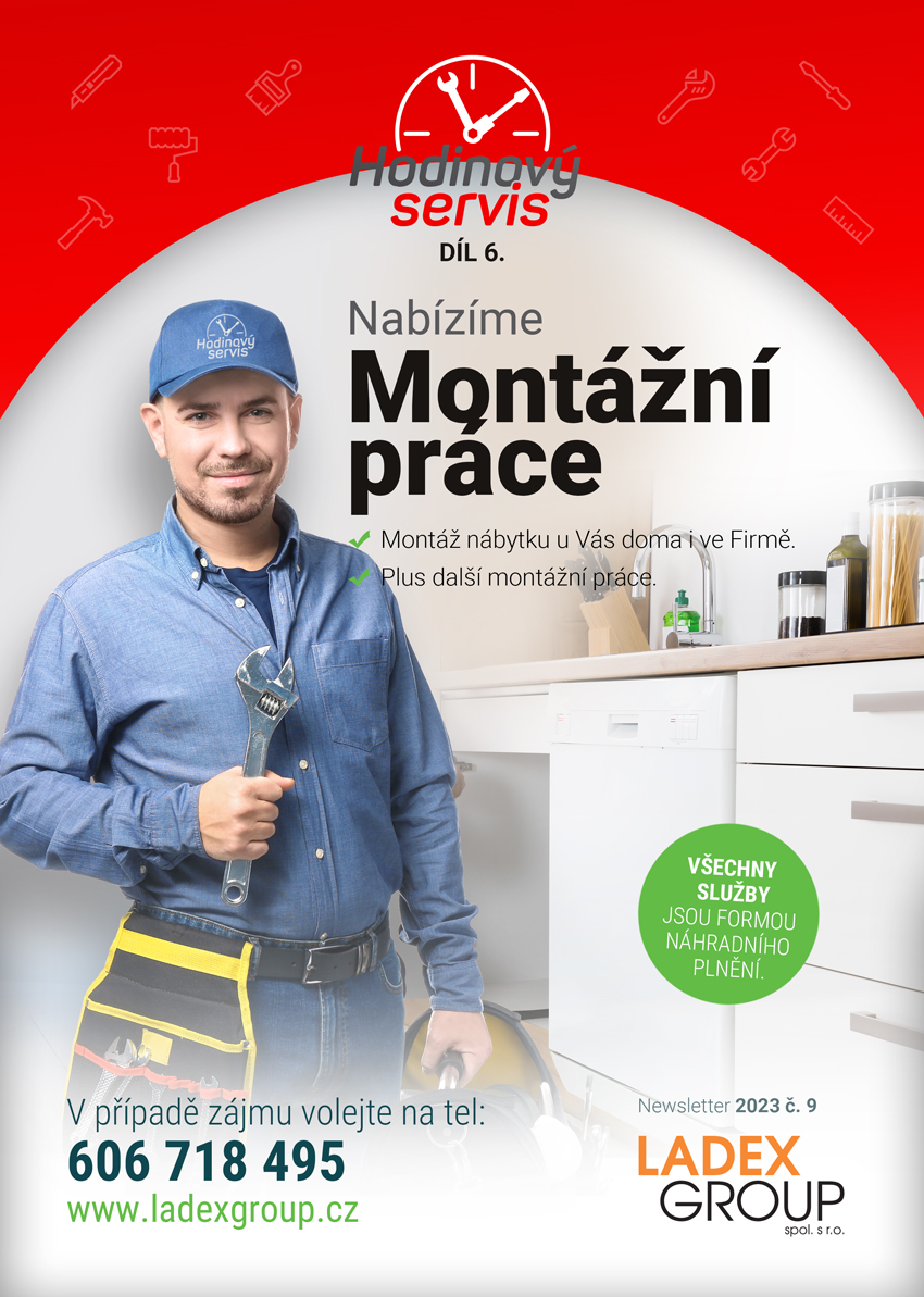 Hodinový servis - Montážní práce