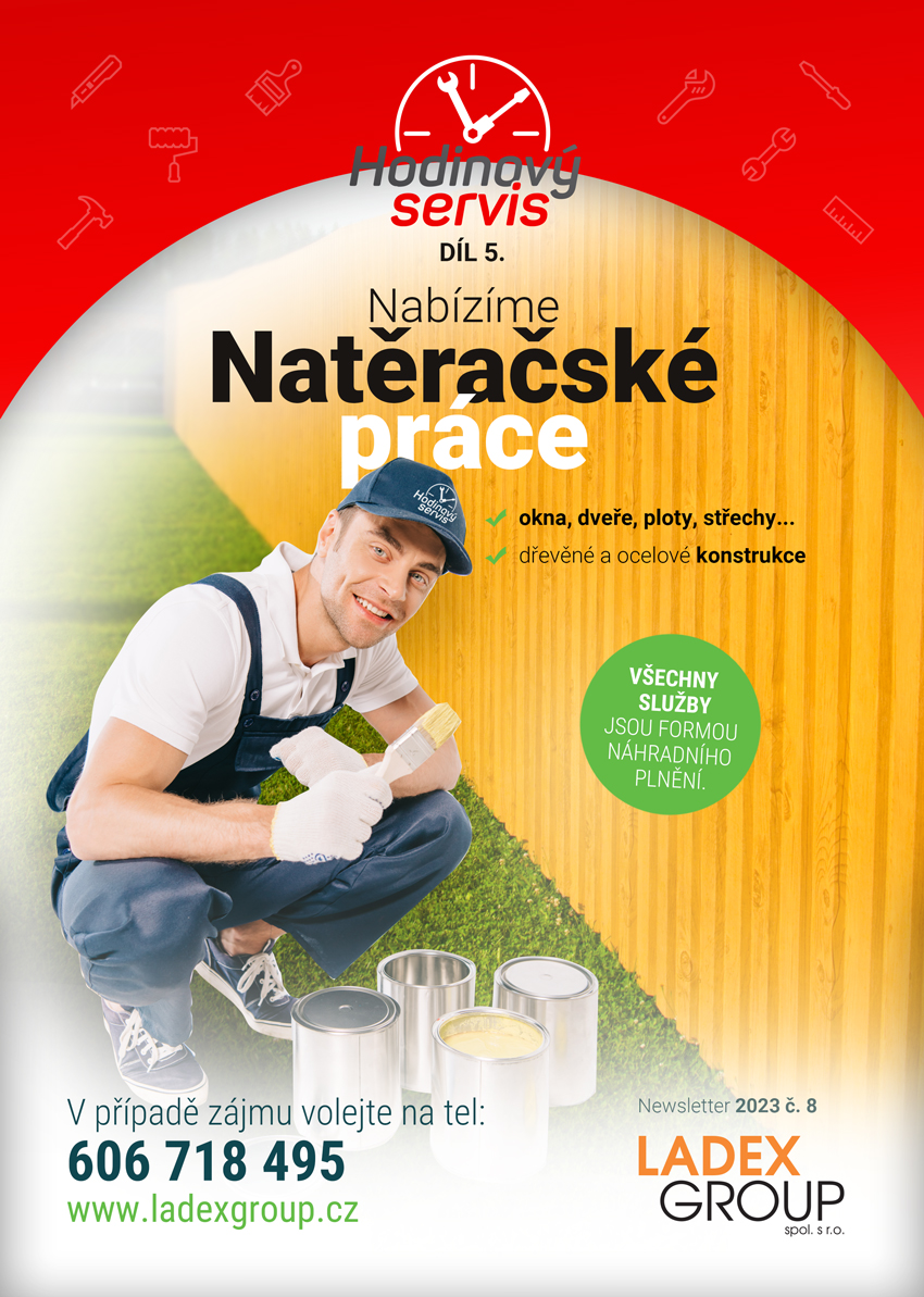 Hodinový servis - Natěračské práce