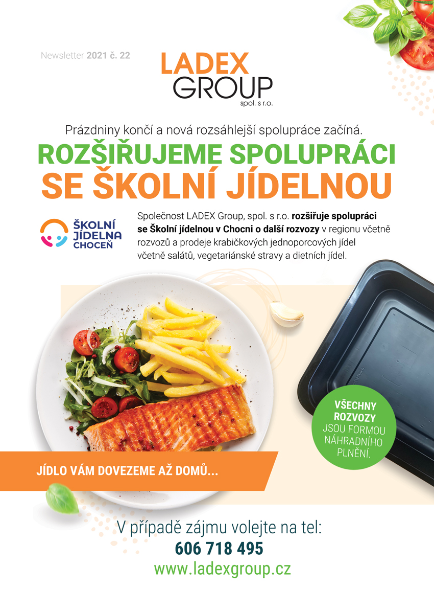 Rozšiřujeme spolupráci se školní jídelnou