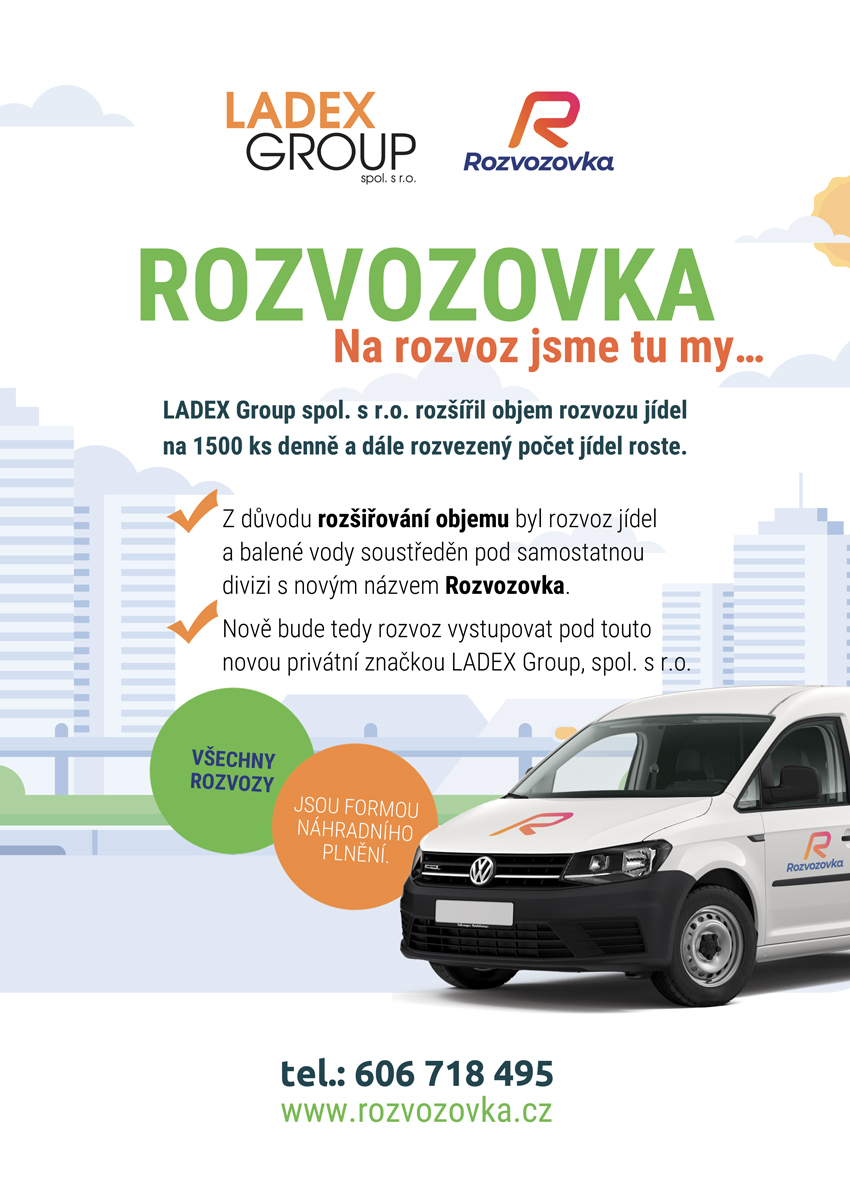 Na rozvoz jsme tu my...