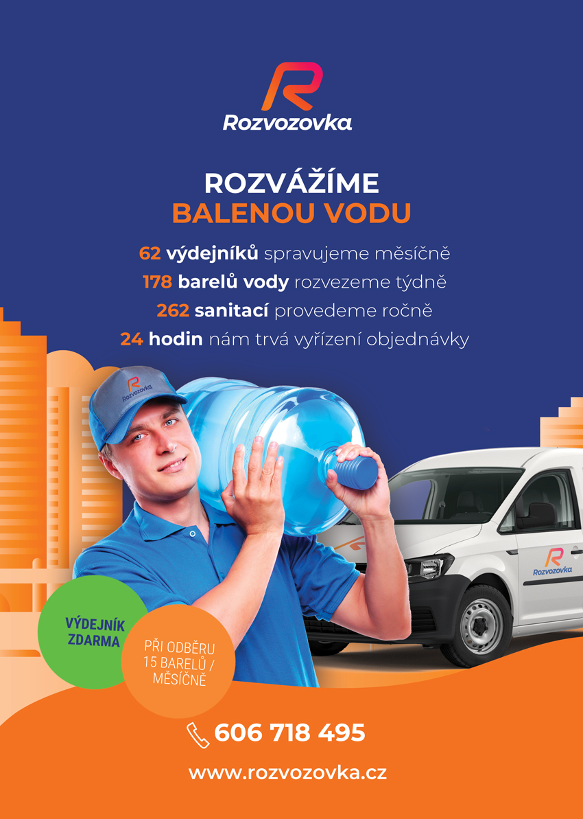 Rozvážíme balenou vodu