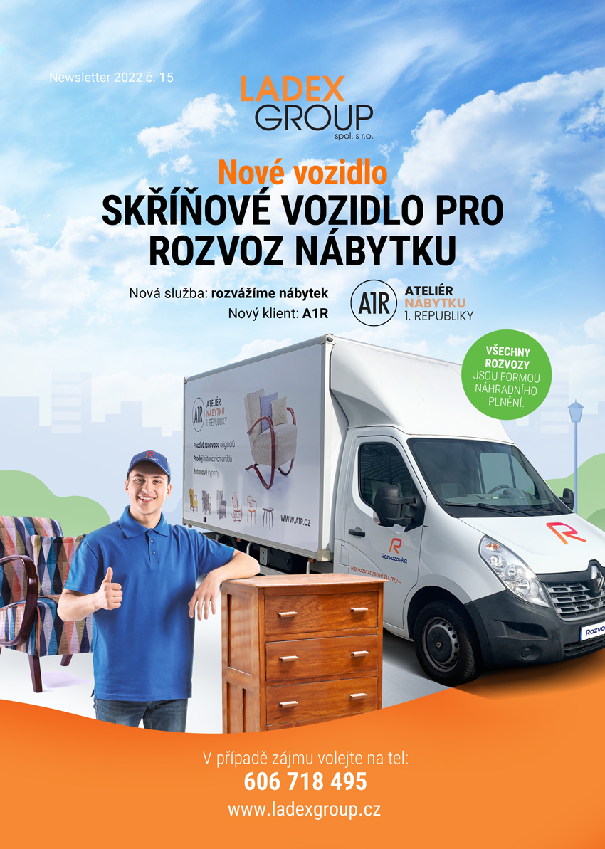Rozvážíme nábytek