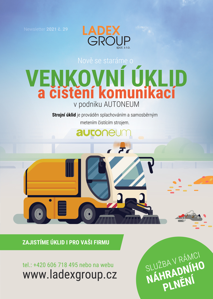 Venkovní úklid a čištění komunikací